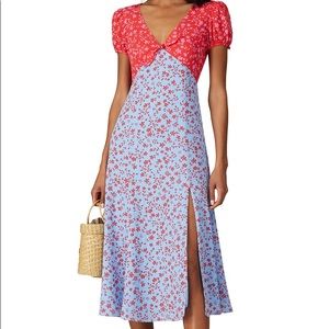 Likely Raffa Printed Midi Dress NWT